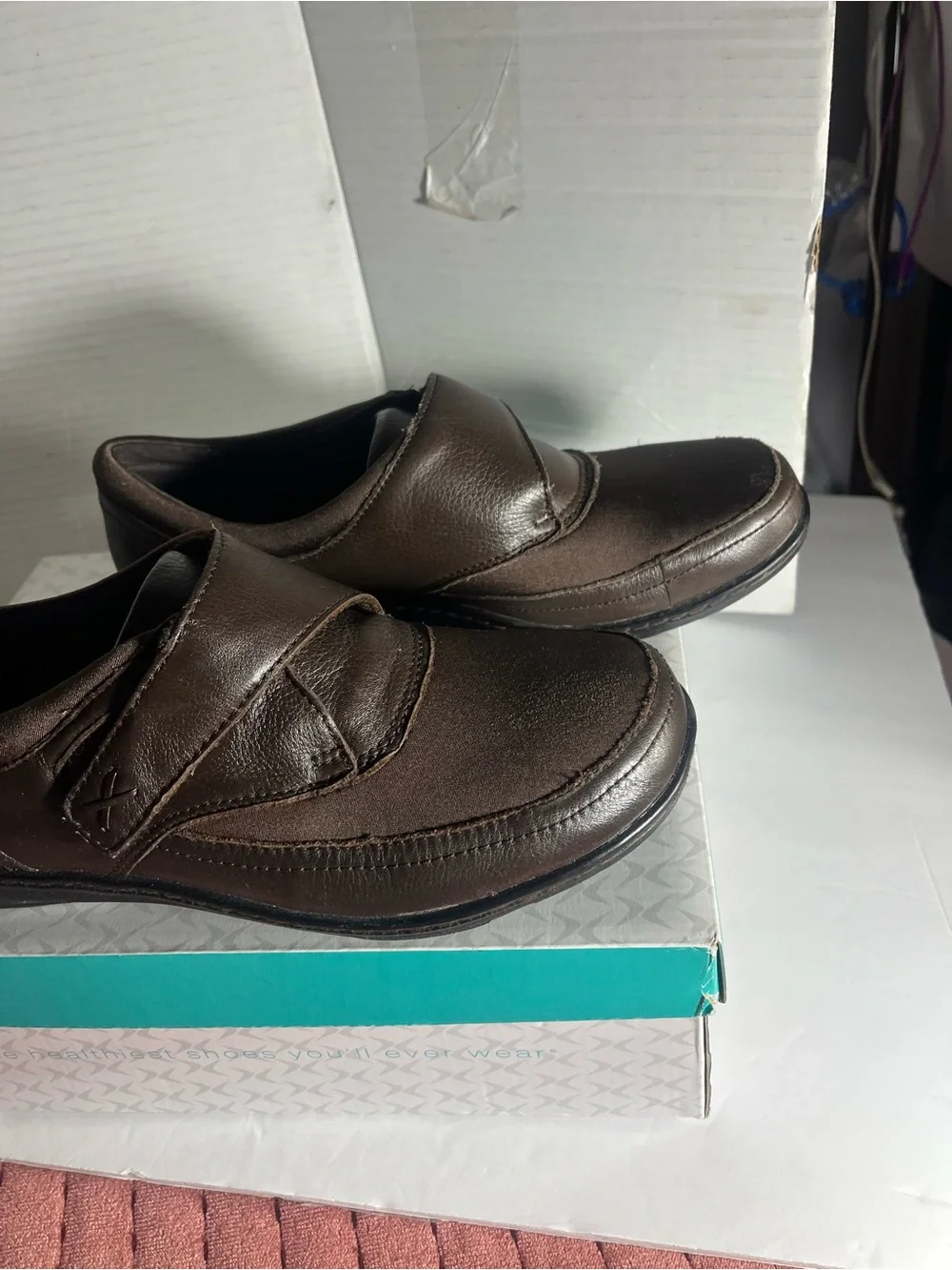 Aetrex Men's Brown Slip-On Comfort Loafers